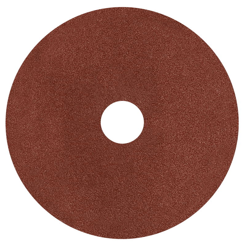 Sealey Sanding Discs Ø125mm Fibre Backed Disc 40Grit - Pack of 25-WSD540 5054511831757 WSD540 - Buy Direct from Spare and Square