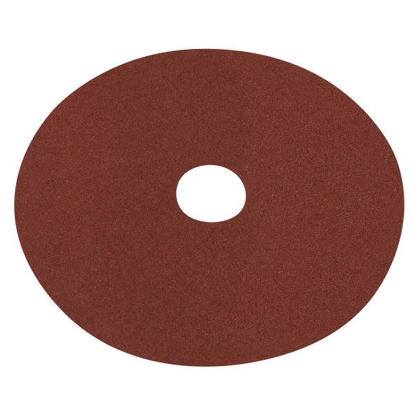 Sealey Sanding Discs Ø125mm Fibre Backed Disc 60Grit - Pack of 25-WSD560 5055257206199 WSD560 - Buy Direct from Spare and Square