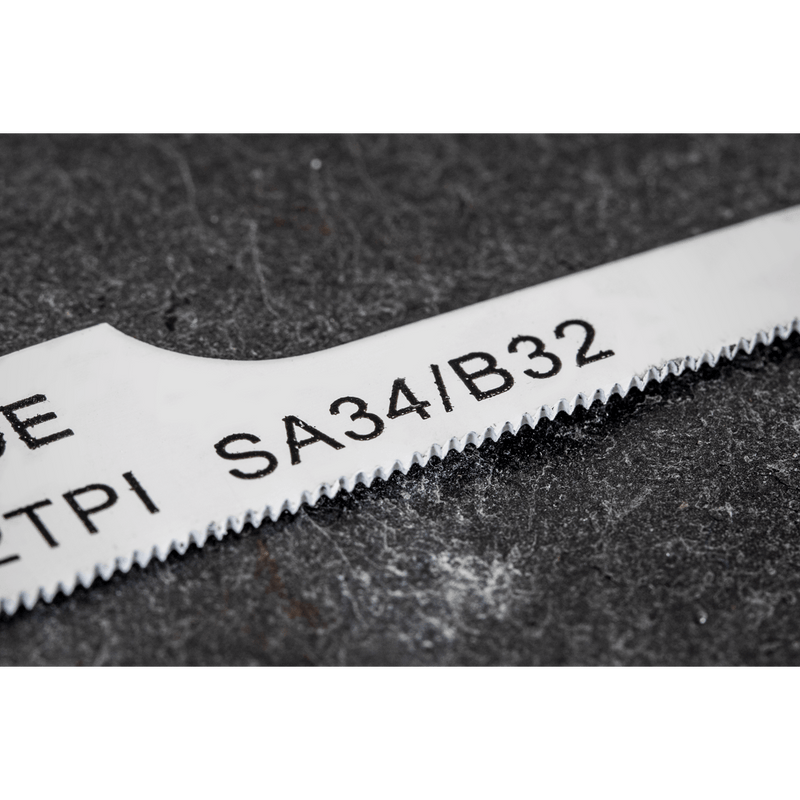 Sealey Saw Blades 32tpi Air Saw Blade - Pack of 15-SA34/B3215 5054630066009 SA34/B3215 - Buy Direct from Spare and Square