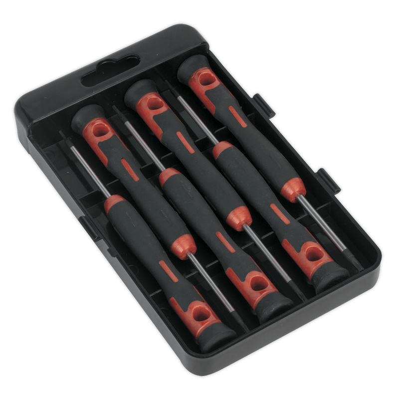 Sealey Screwdrivers 6pc Precision Security TRX-Star* Driver Set-AK97304 5024209726238 AK97304 - Buy Direct from Spare and Square