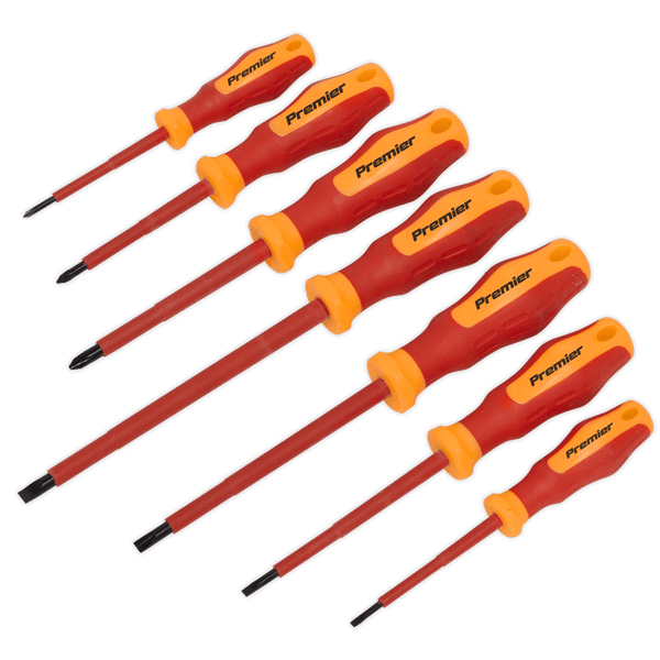 Sealey Screwdrivers 7pc Screwdriver Set - VDE Approved-AK6125 5054511261332 AK6125 - Buy Direct from Spare and Square
