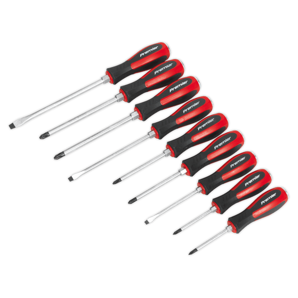 Sealey Screwdrivers 9pc Hammer-Thru Screwdriver Set-AK4934 5051747727557 AK4934 - Buy Direct from Spare and Square