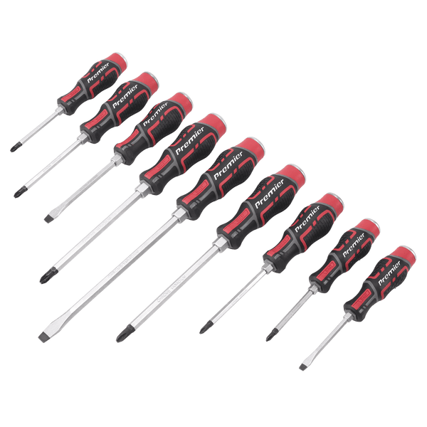 Sealey Screwdrivers 9pc Hammer-Thru Screwdriver Set-AK4941 5054630101595 AK4941 - Buy Direct from Spare and Square
