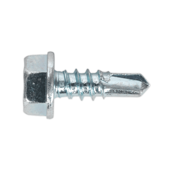 Sealey Screws & Fixings 4.2 x 13mm Zinc Plated Self-Drilling Hex Head Screw - Pack of 100-SDHX4213 5054511038118 SDHX4213 - Buy Direct from Spare and Square