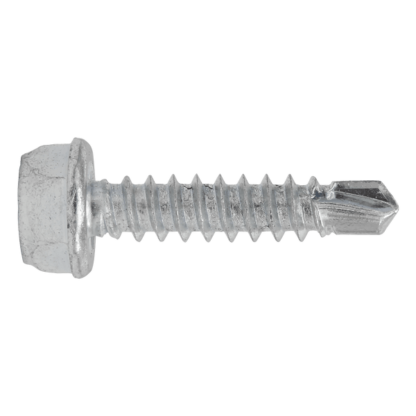 Sealey Screws & Fixings 4.2 x 19mm Zinc Plated Self-Drilling Hex Head Screw - Pack of 100-SDHX4219 5054511038125 SDHX4219 - Buy Direct from Spare and Square