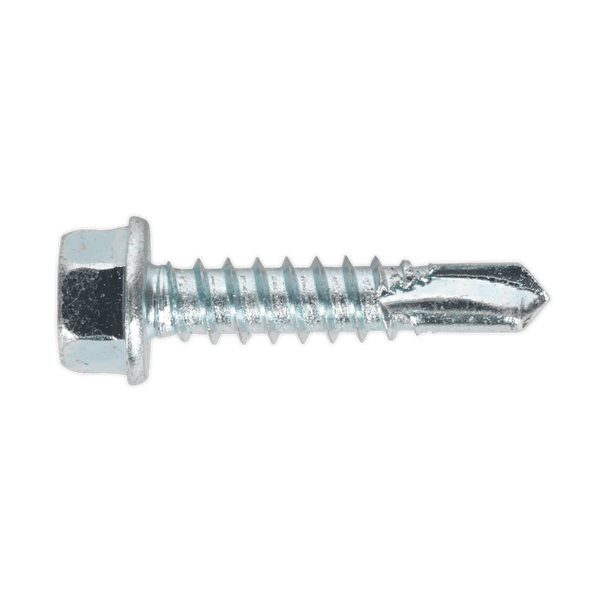 Sealey Screws & Fixings 5.5 x 25mm Zinc Plated Self-Drilling Hex Head Screw - Pack of 100-SDHX5525 5054511038071 SDHX5525 - Buy Direct from Spare and Square