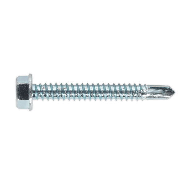 Sealey Screws & Fixings 6.3 x 50mm Zinc Plated Self-Drilling Hex Head Screw - Pack of 100-SDHX6350 5054511057249 SDHX6350 - Buy Direct from Spare and Square