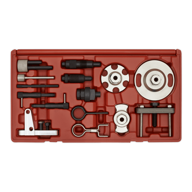 Sealey Setting & Locking Tools Diesel Engine Timing Tool & HP Pump Removal Kit - for VAG 2.7D/3.0D/4.0D/4.2D TDi - Chain Drive-VSE6181 5051747862197 VSE6181 - Buy Direct from Spare and Square