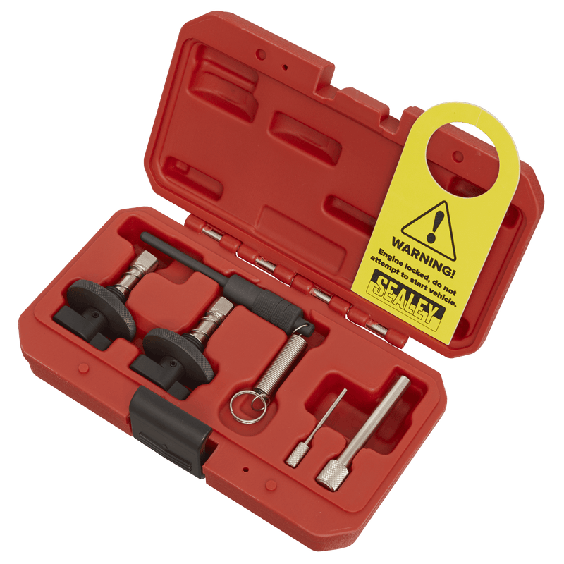 Sealey Setting & Locking Tools Diesel Engine Timing Tool Kit - for Alfa Romeo, Fiat, Ford, GM, Lancia, Suzuki 1.3D JTD(M)/TDCi/DDiS/CDti - Chain Drive-VSE5881A 5051747685727 VSE5881A - Buy Direct from Spare and Square