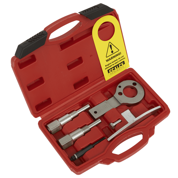 Sealey Setting & Locking Tools Diesel Engine Timing Tool Kit - for Alfa Romeo, Fiat, Lancia - 1.6D/1.9D/2.0D/2.4D - Belt Drive-VSE5961 5054630175848 VSE5961 - Buy Direct from Spare and Square