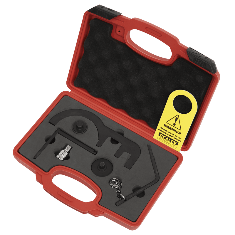Sealey Setting & Locking Tools Diesel Engine Timing Tool Kit - for BMW, BMW Mini 1.5D/1.6D/2.0D/3.0D - Chain Drive-VSE6121A 5054630244667 VSE6121A - Buy Direct from Spare and Square