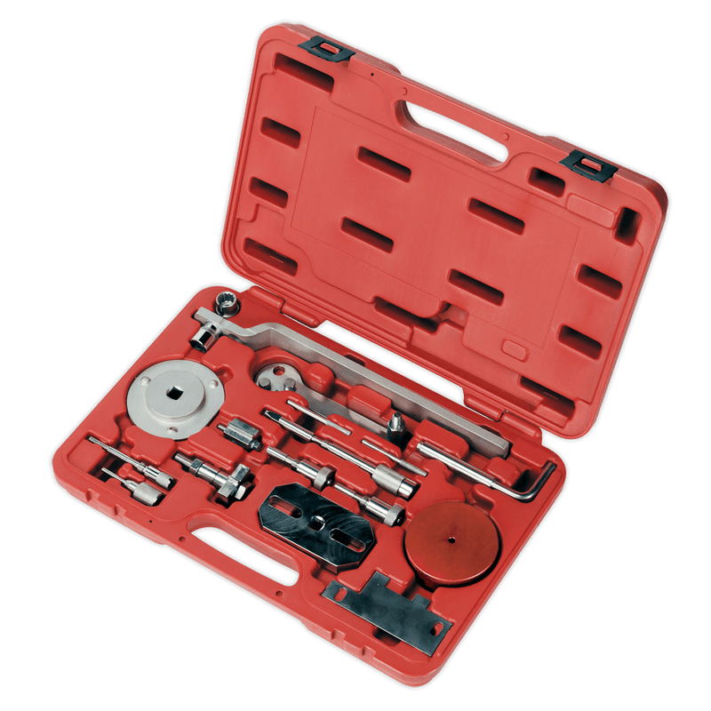Sealey Setting & Locking Tools Diesel Engine Timing Tool Kit for Fiat, Ford, Iveco, PSA - 2.2D/2.3D/3.0D - Belt/Chain Drive-VSE5036 5051747579781 VSE5036 - Buy Direct from Spare and Square