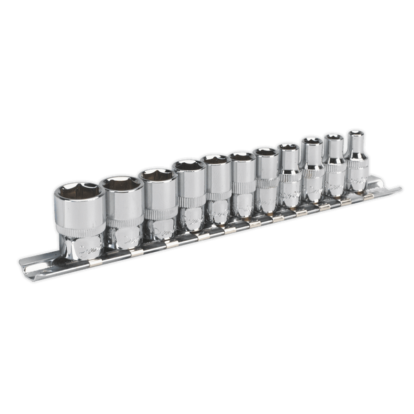 Sealey Socket Sets 11pc 1/4"Sq Drive WallDrive® Socket Set - Imperial-AK2670 5051747359956 AK2670 - Buy Direct from Spare and Square