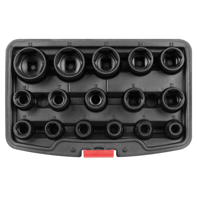 Sealey Socket Sets 16pc 1/2"Sq Drive Impact Socket Set-AK5624M 5054630220753 AK5624M - Buy Direct from Spare and Square