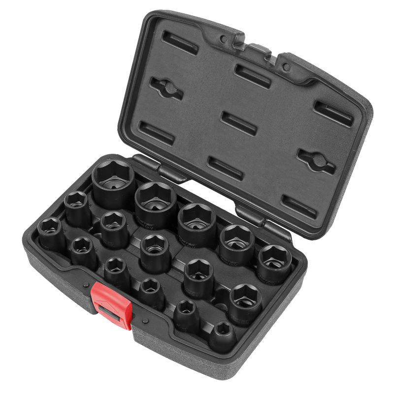 Sealey Socket Sets 16pc 1/2"Sq Drive Impact Socket Set-AK5624M 5054630220753 AK5624M - Buy Direct from Spare and Square