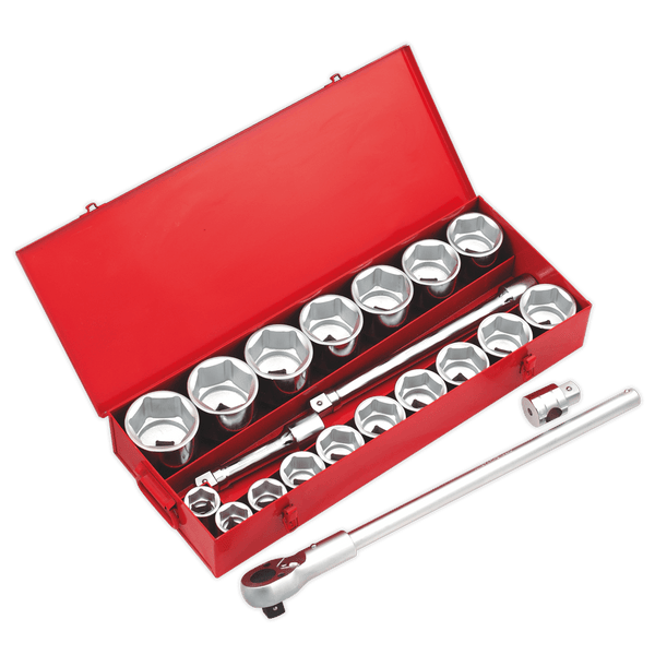Sealey Socket Sets 22pc 1"Sq Drive Socket Set-AK261 5024209734462 AK261 - Buy Direct from Spare and Square