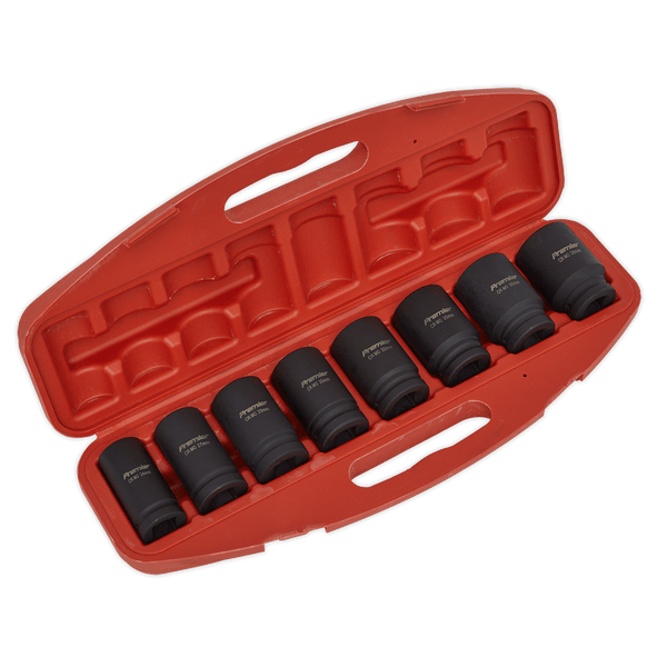 Sealey Socket Sets 8pc 3/4"Sq Drive Deep Impact Socket Set-AK885 5051747869943 AK885 - Buy Direct from Spare and Square