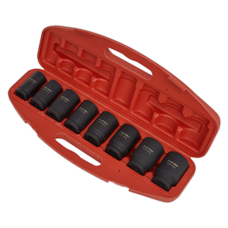 Sealey Socket Sets 8pc 3/4"Sq Drive Deep Impact Socket Set-AK885 5051747869943 AK885 - Buy Direct from Spare and Square