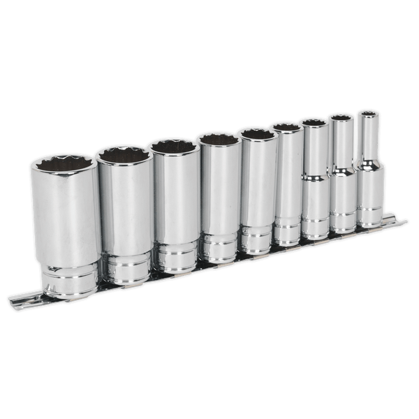 Sealey Socket Sets 9pc 1/2"Sq Drive Deep Socket Set - Whitworth-AK2679 5054511089707 AK2679 - Buy Direct from Spare and Square