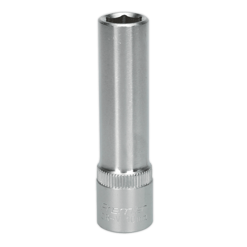 Sealey Sockets Individual 10mm 3/8"Sq Drive Deep WallDrive® Socket-S3810D 5024209335799 S3810D - Buy Direct from Spare and Square