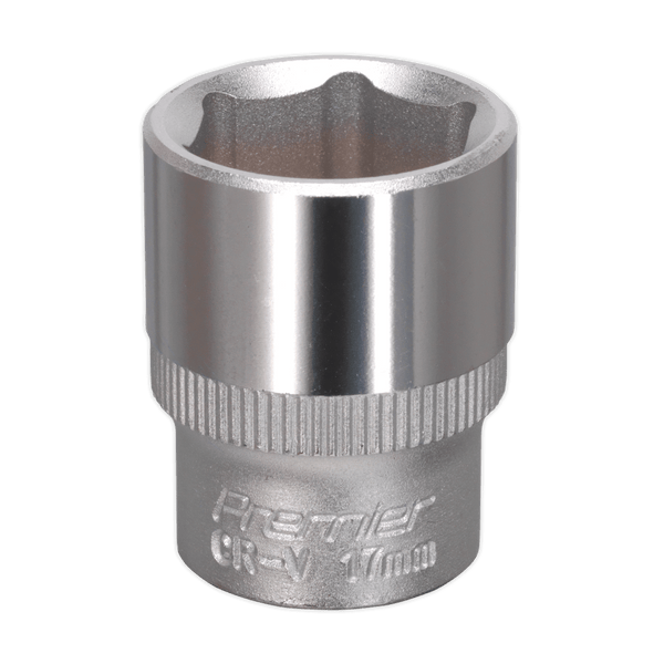 Sealey Sockets Individual 17mm 3/8"Sq Drive WallDrive® Socket-S3817 5024209335713 S3817 - Buy Direct from Spare and Square