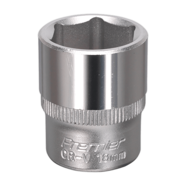 Sealey Sockets Individual 18mm 3/8"Sq Drive WallDrive® Socket-S3818 5024209335720 S3818 - Buy Direct from Spare and Square