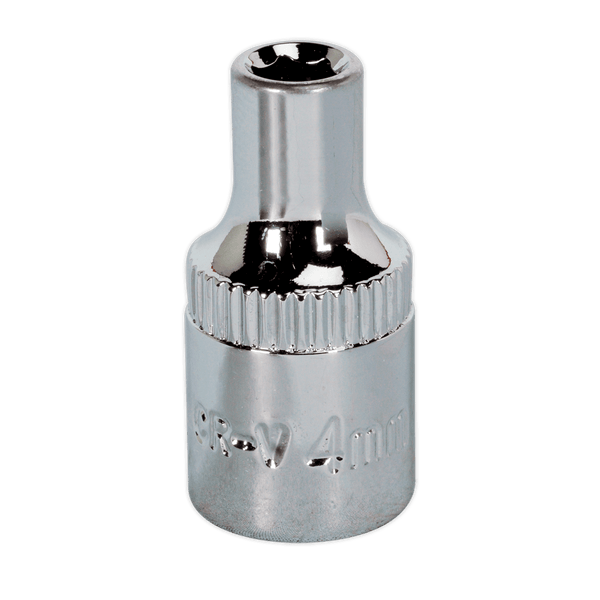 Sealey Sockets Individual 4mm 1/4"Sq Drive Fully Polished WallDrive® Socket-SP1404 5051747360792 SP1404 - Buy Direct from Spare and Square