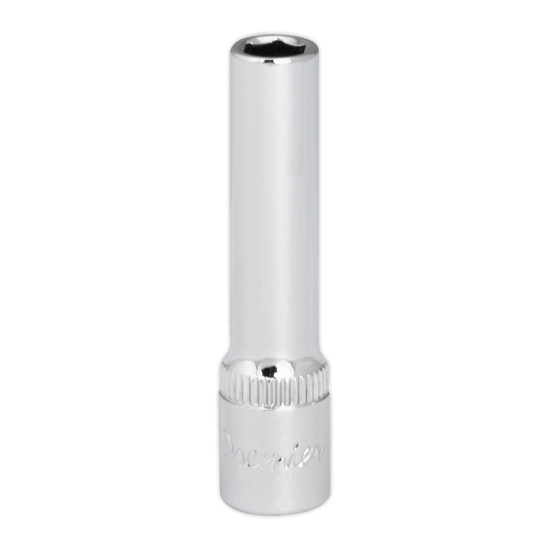 Sealey Sockets Individual 6mm 1/4"Sq Drive Fully Polished Deep WallDrive® Socket-SP1406D 5051747360860 SP1406D - Buy Direct from Spare and Square