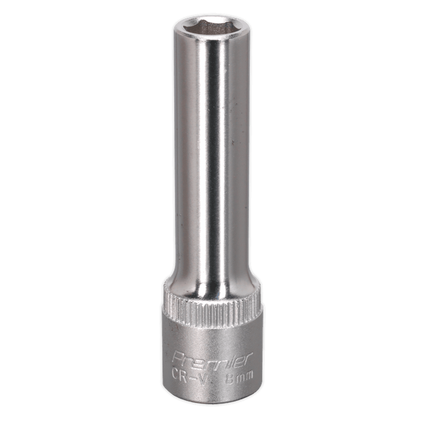Sealey Sockets Individual 8mm 3/8"Sq Drive Deep WallDrive® Socket-S3808D 5024209335782 S3808D - Buy Direct from Spare and Square