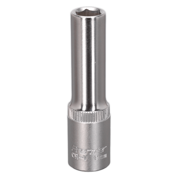 Sealey Sockets Individual 9mm 3/8"Sq Drive Deep WallDrive® Socket-S3809D 5024209121613 S3809D - Buy Direct from Spare and Square