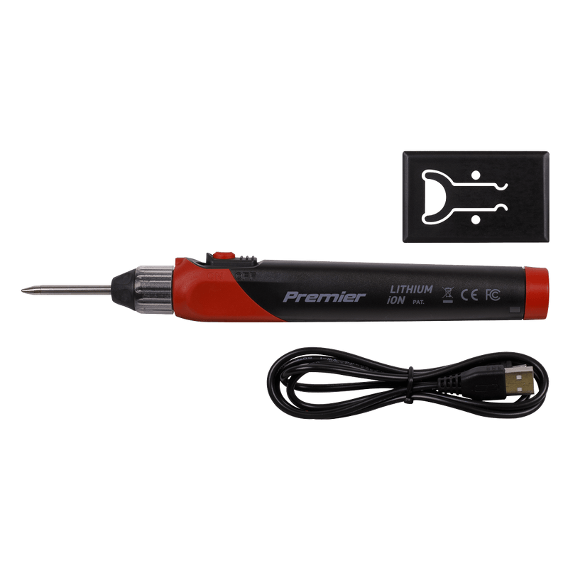 Sealey Soldering & Heating 12W Rechargeable Soldering Iron-SDL10 5054511797275 SDL10 - Buy Direct from Spare and Square