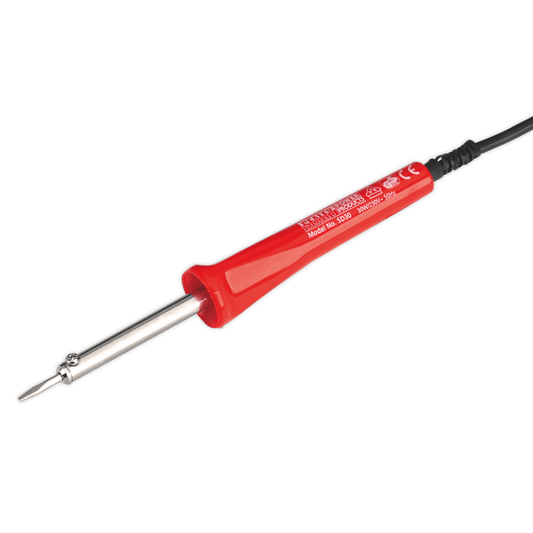 Sealey Soldering & Heating 30W Soldering Iron-SD30 5024209250504 SD30 - Buy Direct from Spare and Square