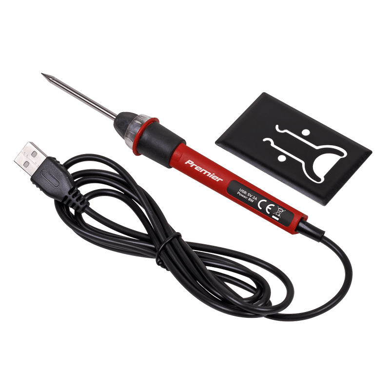 Sealey Soldering & Heating 8W USB Soldering Iron-SDL12 5054511798159 SDL12 - Buy Direct from Spare and Square
