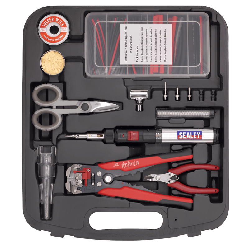 Sealey Soldering & Heating Professional Soldering/Heating Kit-SD400K 5051747942349 SD400K - Buy Direct from Spare and Square