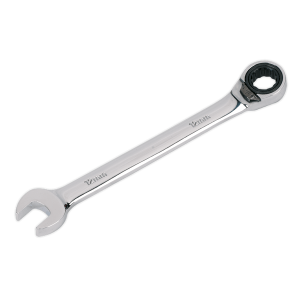 Sealey Spanners 12mm Reversible Ratchet Combination Spanner-RRCW12 5024209548076 RRCW12 - Buy Direct from Spare and Square