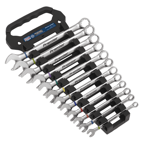 Sealey Spanners 12pc Anti-Slip Combination Spanner Set-AK63950 5054630151910 AK63950 - Buy Direct from Spare and Square