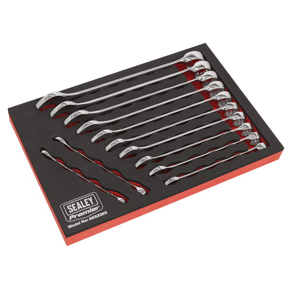 Sealey Spanners 12pc Combination Spanner Set - Metric-AK63265 5054630128226 AK63265 - Buy Direct from Spare and Square