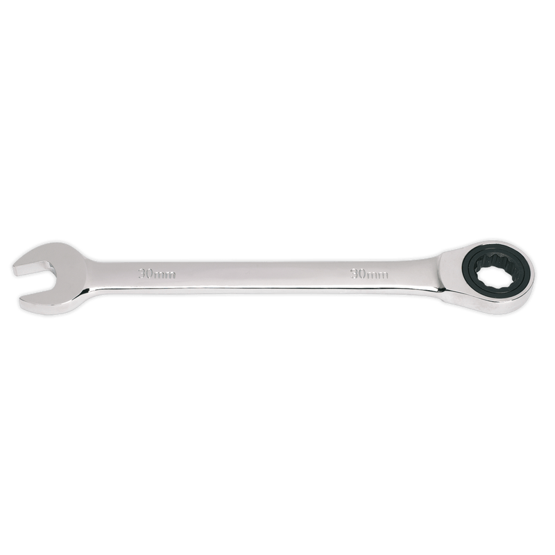Sealey Spanners 30mm Ratchet Combination Spanner-RCW30 5024209952972 RCW30 - Buy Direct from Spare and Square