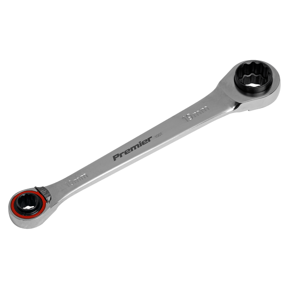 Sealey Spanners 4-in-1 Reversible Ratchet Ring Spanner - Platinum Series-AK63948 5054511960990 AK63948 - Buy Direct from Spare and Square
