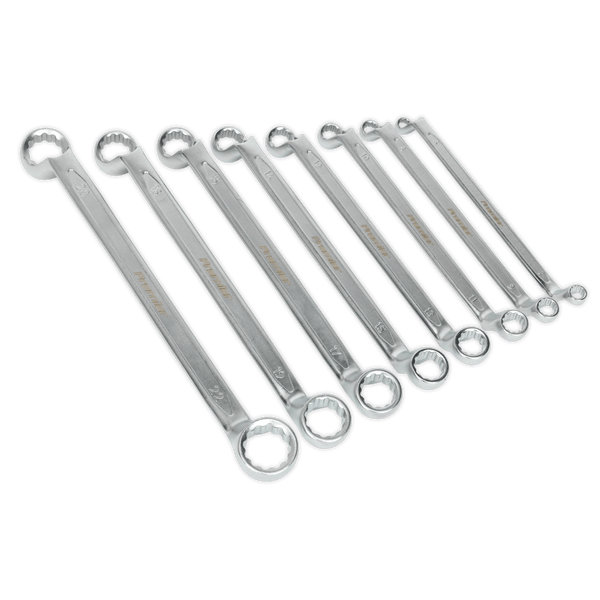 Sealey Spanners 8pc Offset Double End Ring Spanner Set-AK6327 5054511078688 AK6327 - Buy Direct from Spare and Square