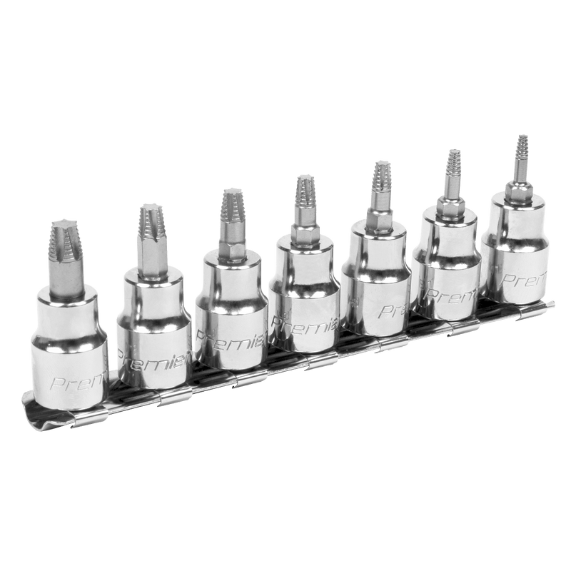 Sealey Specialised Bits & Sockets 7pc 3/8"Sq Drive Lock-On™ TRX-Star* Socket Bit Set-AK62263 5054511726022 AK62263 - Buy Direct from Spare and Square