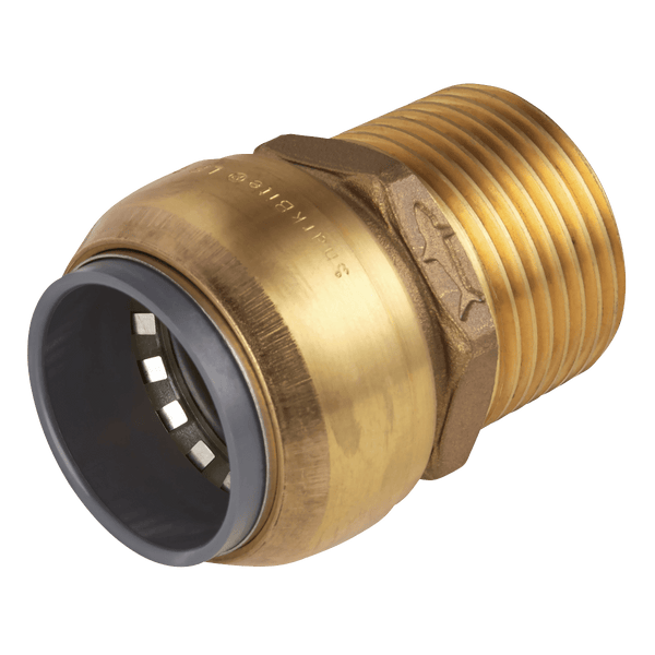 Sealey Speedfit Air Supply System 15mm x 1/2"BSPT Brass Straight Adaptor-SBA15BSA 5054630176036 SBA15BSA - Buy Direct from Spare and Square