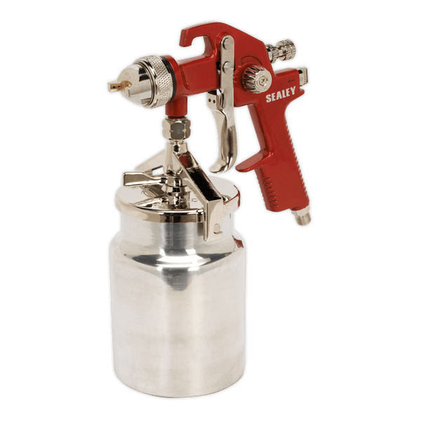 Sealey Spray Guns Workshop Series HVLP Suction Feed Spray Gun - 1.7mm Set-Up-HVLP740 5024209153676 HVLP740 - Buy Direct from Spare and Square