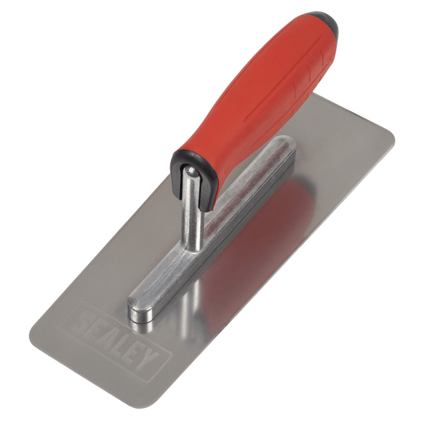 Sealey Stainless Steel 240mm Venetian Trowel - Rubber Handle 5054630307140 T8012 - Buy Direct from Spare and Square
