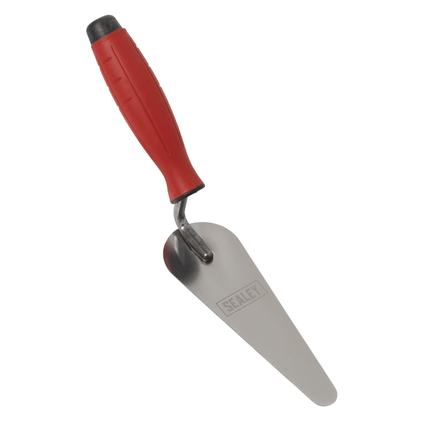 Sealey Stainless Steel Narrow Gauging Trowel - Rubber Handle - 160mm 5054630307058 T1225 - Buy Direct from Spare and Square