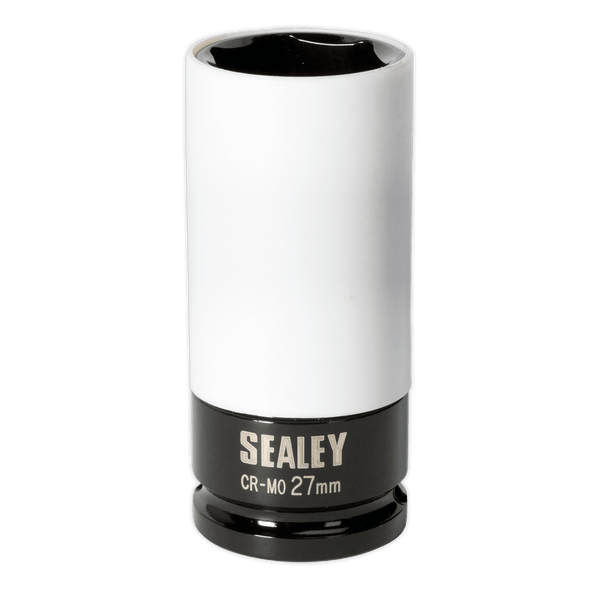 Sealey Steering, Hub & Suspension 27mm 1/2"Sq Drive Alloy Wheel Impact Socket-SX03027 5024209681223 SX03027 - Buy Direct from Spare and Square