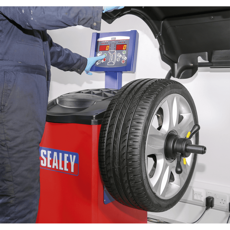 Sealey Steering, Hub & Suspension Semi-Automatic Wheel Balancer-WB10 5054511182705 WB10 - Buy Direct from Spare and Square