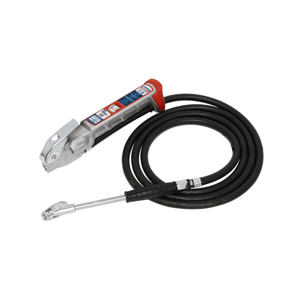 Sealey Steering, Hub & Suspension Tyre Inflator with 2.5m Hose & Twin Clip-On Connector-SA37/95 5054511661484 SA37/95 - Buy Direct from Spare and Square