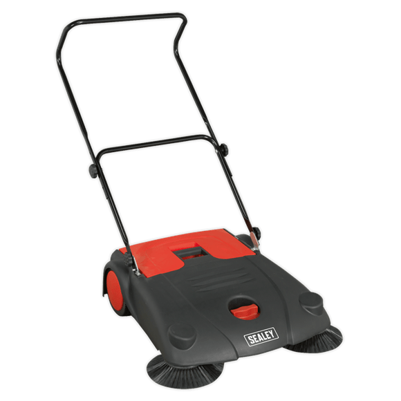 Sealey Sweeper Sealey 700mm Floor Sweeper - Push Along Manual Sweeper With Side Brushes FSW70 - Buy Direct from Spare and Square