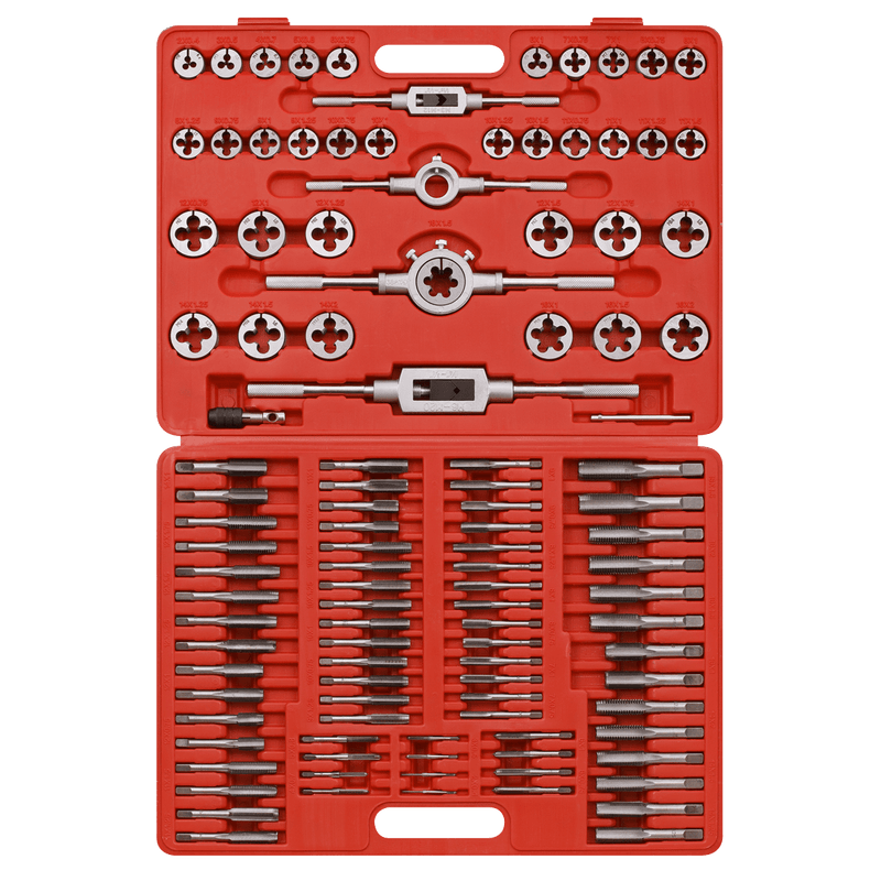 Sealey Thread Cutting 110pc Tap & Die Set - Metric-AK30110 5054630106859 AK30110 - Buy Direct from Spare and Square